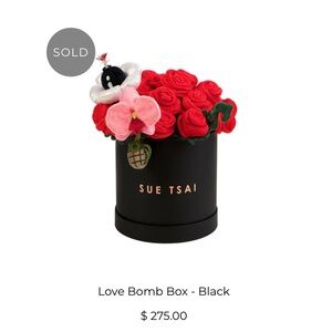 Sue Tsai Love Bomb Box - Black and Red
